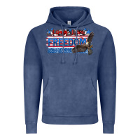 Vintage Denim long live freedom Vintage Hoodie - Zillion Design Studio