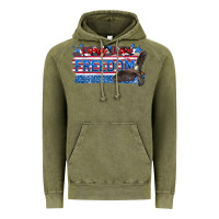 Vintage Olive long live freedom Vintage Hoodie - Zillion Design Studio