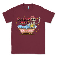 Burgundy do i look like i give a duck Classic Tee - JahusDesignShop