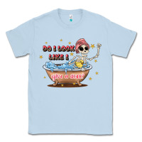 Dusty Blue do i look like i give a duck Classic Tee - JahusDesignShop