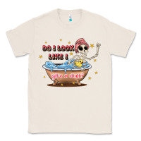 Natural do i look like i give a duck Classic Tee - JahusDesignShop