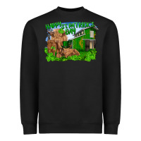 Black happy st. patrick's day cattle and calfs Heavyweight Sweatshirt - RanaPortraitStore