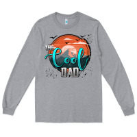 Heather Grey the cool dad Long Sleeve Tee - AdoDesignShop