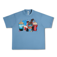 Pebble Blue usa coffee cups Urban Heavy Tee - Zillion Design Studio