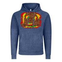 Vintage Denim black history background Vintage Hoodie - texasbilliewilder