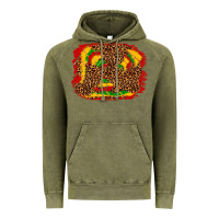 Vintage Olive black history background Vintage Hoodie - texasbilliewilder