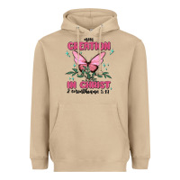 Mushroom new creation in christ 2 corinthians5.17 Heavyweight Hoodie - MaliasSmallBusiness