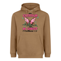 Toasted Coconut new creation in christ 2 corinthians5.17 Heavyweight Hoodie - MaliasSmallBusiness