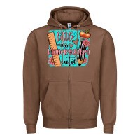 Chestnut little miss kindergarten cutie Zipper Hoodie - JahusDesignShop
