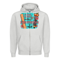 Dove Grey little miss kindergarten cutie Zipper Hoodie - JahusDesignShop