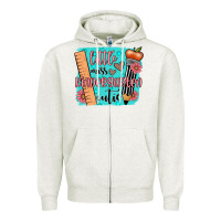 Oatmeal Heather little miss kindergarten cutie Zipper Hoodie - JahusDesignShop
