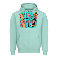 Seafoam little miss kindergarten cutie Zipper Hoodie - JahusDesignShop