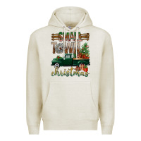 Oatmeal Heather Small Town Christmas With Truck Premium Hoodie - BundleAndBundleShop