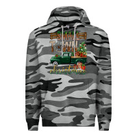 Slate Camo Small Town Christmas With Truck Premium Hoodie - BundleAndBundleShop