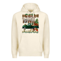 Tofu Small Town Christmas With Truck Premium Hoodie - BundleAndBundleShop