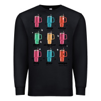 Black coffee thermos Premium Sweatshirt - MaliasSmallBusiness
