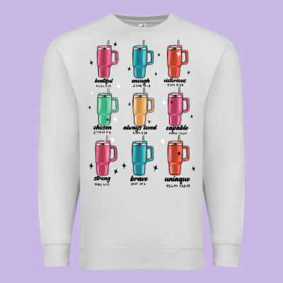 Coffee Thermos Premium Sweatshirt Designed By Maliassmallbusiness