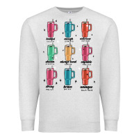 Oatmeal Heather coffee thermos Premium Sweatshirt - MaliasSmallBusiness