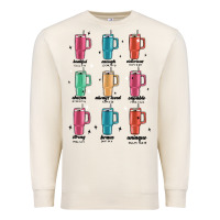 Sandshell coffee thermos Premium Sweatshirt - MaliasSmallBusiness