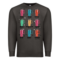 Smoke coffee thermos Premium Sweatshirt - MaliasSmallBusiness