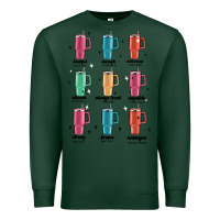 Sports Green coffee thermos Premium Sweatshirt - MaliasSmallBusiness