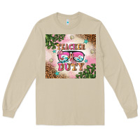 Mushroom teacher of duty summer break Long Sleeve Tee - AdoDesignShop