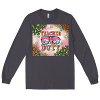 Smoke teacher of duty summer break Long Sleeve Tee - AdoDesignShop