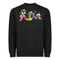 Pride Ribbon Heavyweight Sweatshirt | Teevron