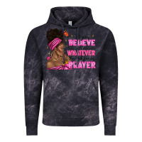 Cloud Black afro woman bun and religion faith prayer Vintage Hoodie - texasbilliewilder