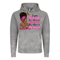 Cloud Rock afro woman bun and religion faith prayer Vintage Hoodie - texasbilliewilder