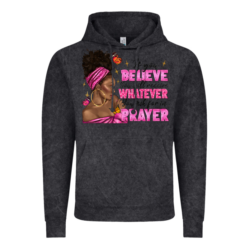 Afro Woman Bun And Religion Faith Prayer Vintage Hoodie by texasbilliewilder | Teevron