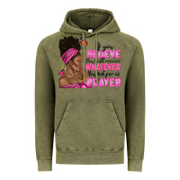 Vintage Olive afro woman bun and religion faith prayer Vintage Hoodie - texasbilliewilder