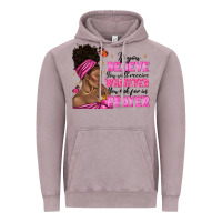 Vintage Zinc afro woman bun and religion faith prayer Vintage Hoodie - texasbilliewilder