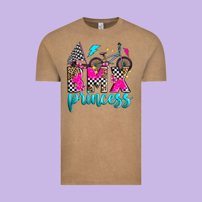 Bmx Princess Vintage Tee Designed By Zillion Design Studio