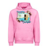 Fuchsia Pink Happy Camper Urban Hoodie - Bettercallsaul