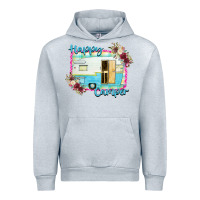 Heather Grey Happy Camper Urban Hoodie - Bettercallsaul