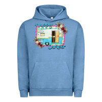 Pigment Pebble Blue Happy Camper Urban Hoodie - Bettercallsaul