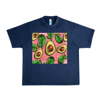 Navy avacado pink tumbler Urban Heavy Tee - BarkalooDesign