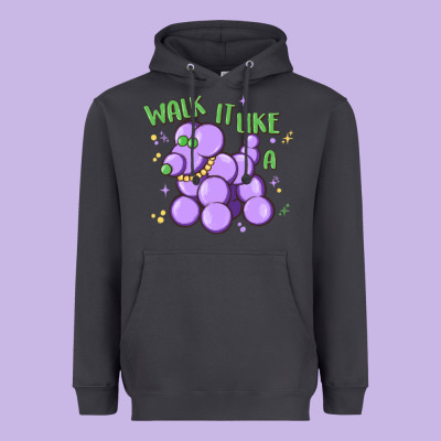 Walk It Like A Heavyweight Hoodie Designed By Maliassmallbusiness