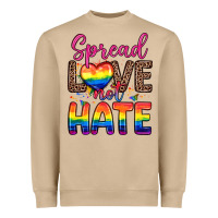 Mushroom spread love not hate Heavyweight Sweatshirt - Zillion Design Studio