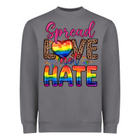 Storm spread love not hate Heavyweight Sweatshirt - Zillion Design Studio