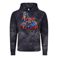 Cloud Black freedom rock hand Vintage Hoodie - Zillion Design Studio