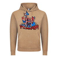 Vintage Coffee freedom rock hand Vintage Hoodie - Zillion Design Studio