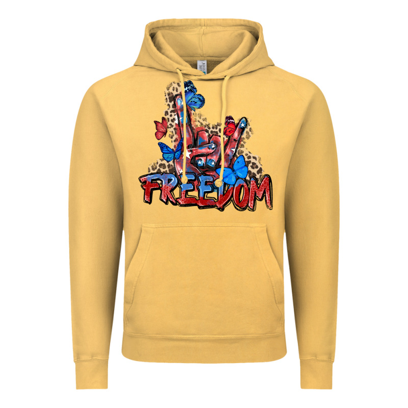 Freedom Rock Hand Vintage Hoodie by Zillion Design Studio | Teevron