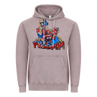 Vintage Zinc freedom rock hand Vintage Hoodie - Zillion Design Studio