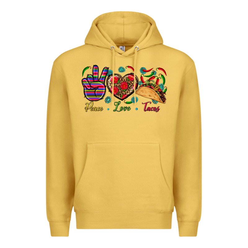 Peace Love Tacos Premium Hoodie by BundleAndBundleShop | Teevron