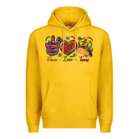 Lemon Peace Love Tacos Premium Hoodie - BundleAndBundleShop