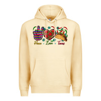 Pina Colada Peace Love Tacos Premium Hoodie - BundleAndBundleShop