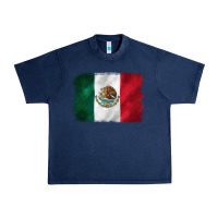 Navy mexican flag Urban Heavy Tee - CTS Tumbler Store
