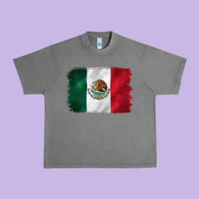 Mexican Flag Urban Heavy Tee Designed By Cts Tumbler Store